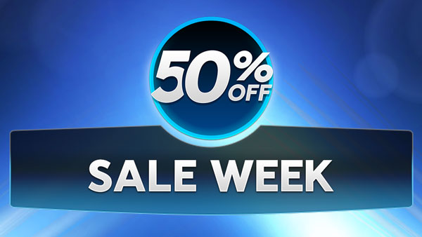 Sale Week: 50% Rabatt für Buy-Ins! Sale Week: 50% Rabatt für Buy-Ins!